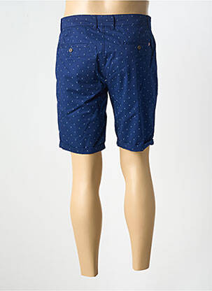 Bermuda stretch taille normale bleu CAMBRIDGE homme