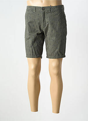Bermuda stretch taille normale vert CAMBRIDGE homme