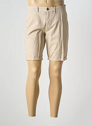 Bermuda stretch taille normale beige CAMBRIDGE homme