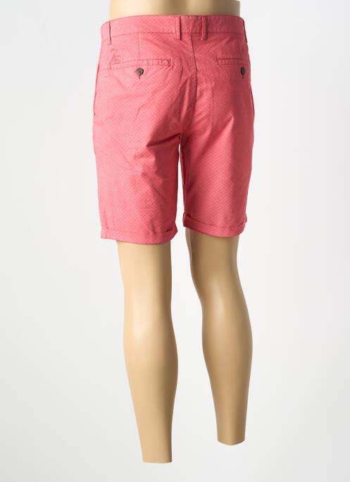 Bermuda stretch taille normale rouge CAMBRIDGE homme