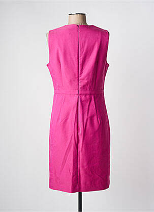 Robe mi-longue sans manche sans manche rose JULIE GUERLANDE femme