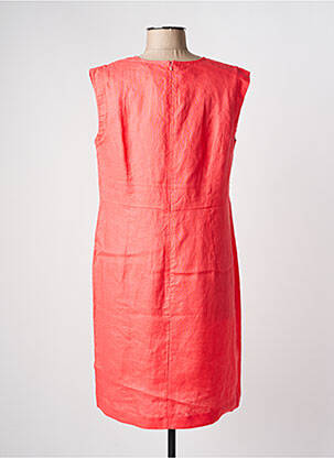 Robe mi-longue sans manche sans manche orange JULIE GUERLANDE femme