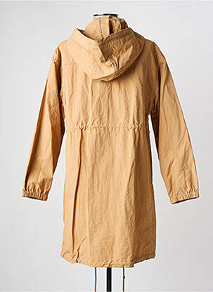 Parka tissage imperméable a capuche marron C'EST BEAU LA VIE femme