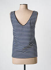 Débardeur bleu C'EST BEAU LA VIE pour femme seconde vue