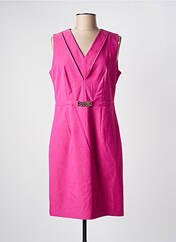 Robe mi-longue rose JULIE GUERLANDE pour femme seconde vue