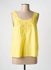 Top jaune C'EST BEAU LA VIE pour femme seconde vue