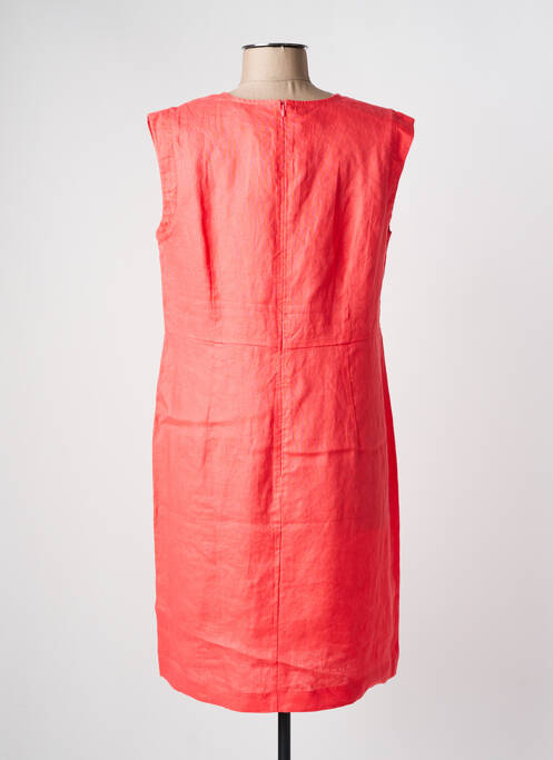 Robe mi-longue sans manche sans manche orange JULIE GUERLANDE femme