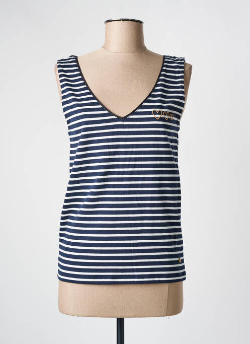 Débardeur bleu C'EST BEAU LA VIE pour femme