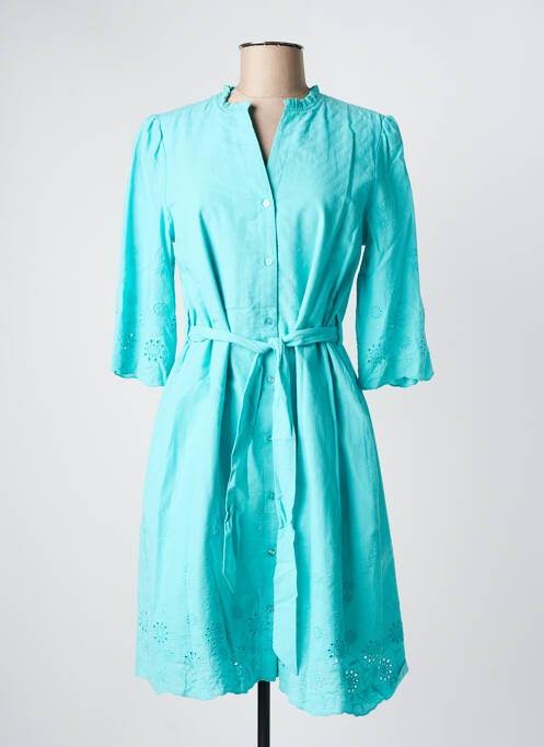 Robe mi-longue bleu JULIE GUERLANDE pour femme