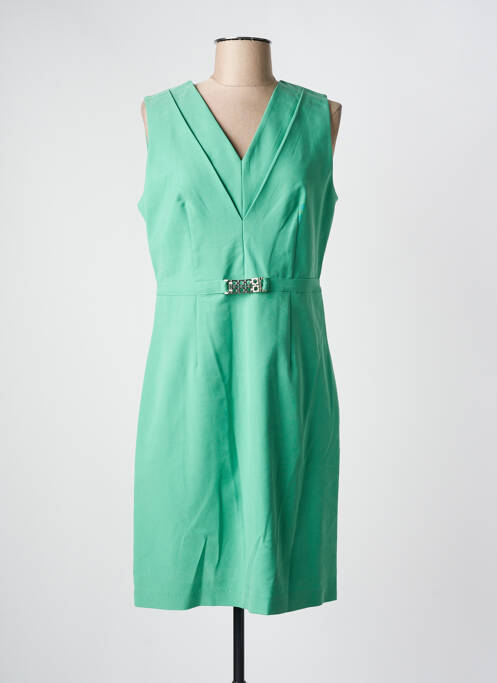 Robe mi-longue vert JULIE GUERLANDE pour femme