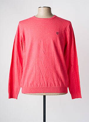 Pull stretch manches longues rouge CAMBRIDGE homme
