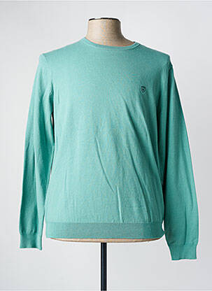 Pull stretch manches longues vert CAMBRIDGE homme