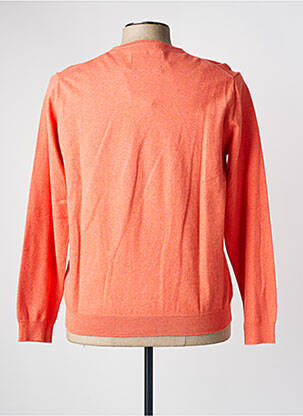 Pull stretch manches longues orange CAMBRIDGE homme