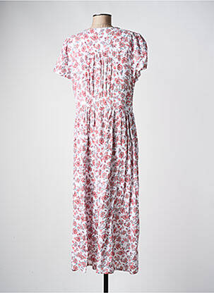 Robe longue manches courtes manches courtes blanc C'EST BEAU LA VIE femme