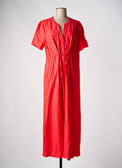 Robe longue rouge C'EST BEAU LA VIE pour femme seconde vue