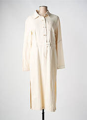 Robe mi-longue beige C'EST BEAU LA VIE pour femme seconde vue