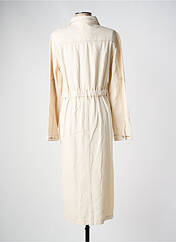 Robe mi-longue beige C'EST BEAU LA VIE pour femme seconde vue