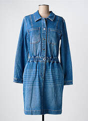 Robe mi-longue bleu C'EST BEAU LA VIE pour femme seconde vue