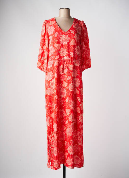 Robe longue rouge C'EST BEAU LA VIE pour femme