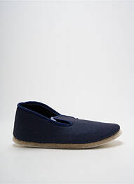 Chaussons/pantoufles bout rond bout rond bleu RONDINAUD homme