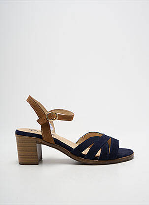 Sandales/nu pieds fermeture bride(s) talon de 4 à 6cm bleu REBELLES femme