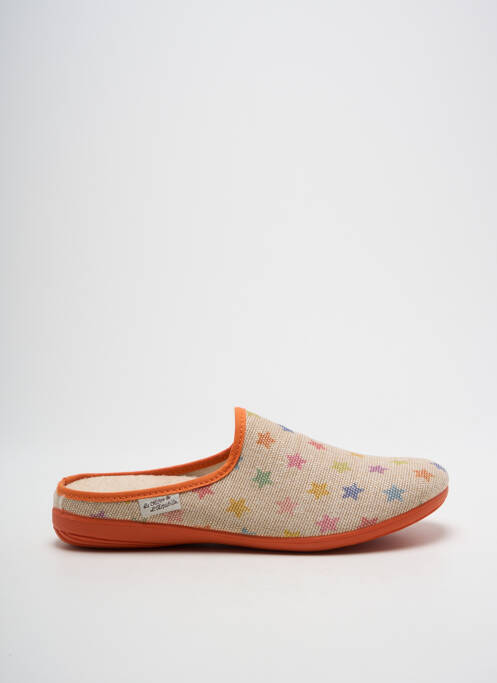 Chaussons/Pantoufles orange LA MAISON DE L'ESPADRILLE pour femme
