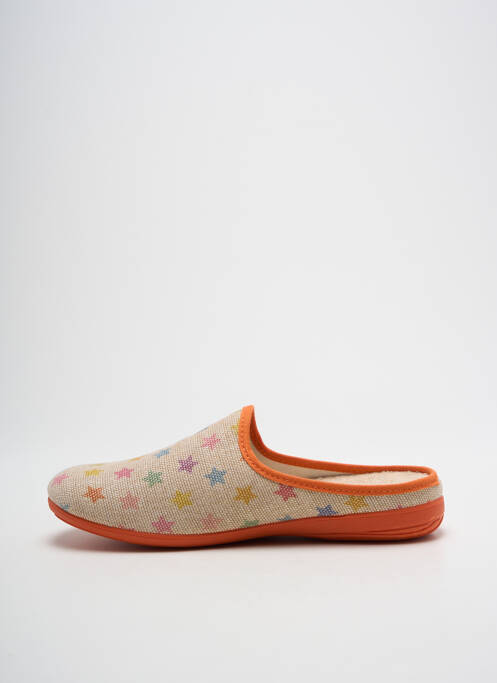 Chaussons/Pantoufles orange LA MAISON DE L'ESPADRILLE pour femme