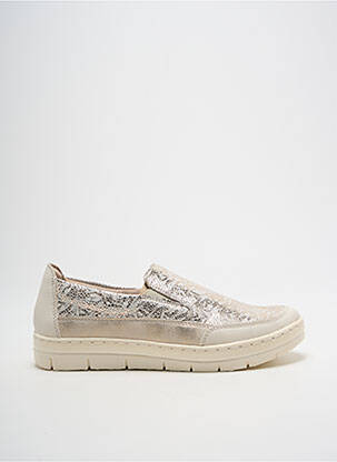 Slip ons voute plantaire talon plat jusqu'à 3cm beige REMONTE femme
