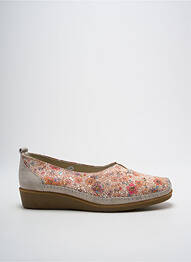 Ballerines semelle amovible talon plat jusqu'à 3cm beige ARIMA femme