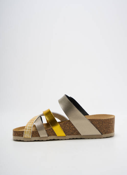 Mules/Sabots jaune ARIMA pour femme