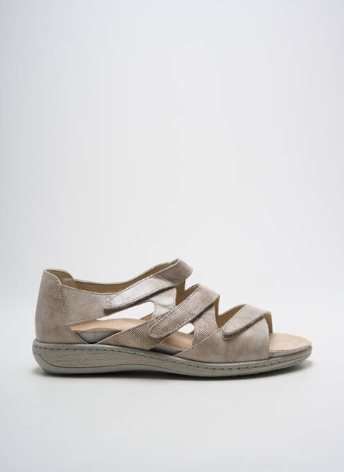 Sandales/Nu pieds beige ARIMA pour femme