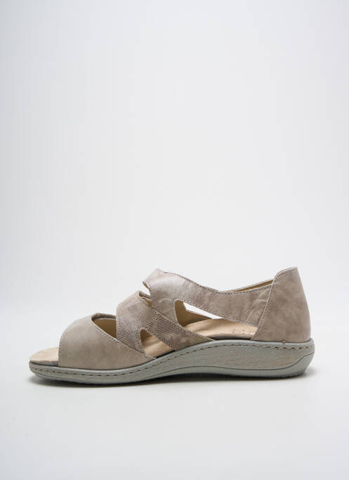 Sandales/Nu pieds beige ARIMA pour femme