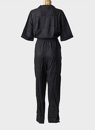 Combi-pantalon poches manches courtes noir GRACE & MILA femme
