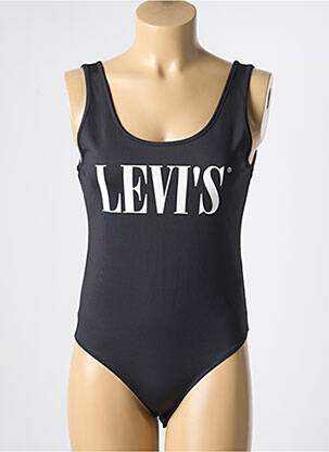 Body sérigraphie fines bretelles noir LEVI'S femme