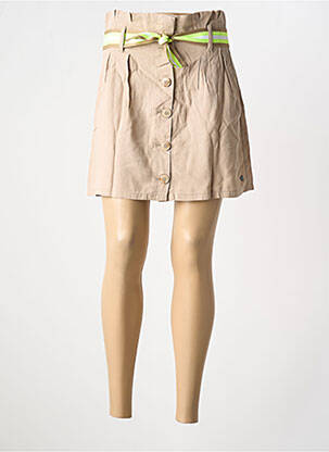 Jupe courte beige TEDDY SMITH pour femme