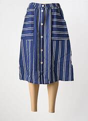 Jupe mi-longue bleu MINIMUM pour femme seconde vue