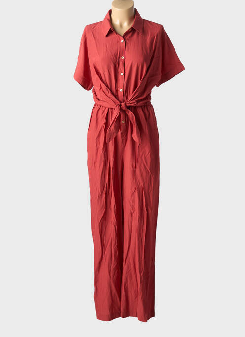 Combi-pantalon orange YUKA pour femme