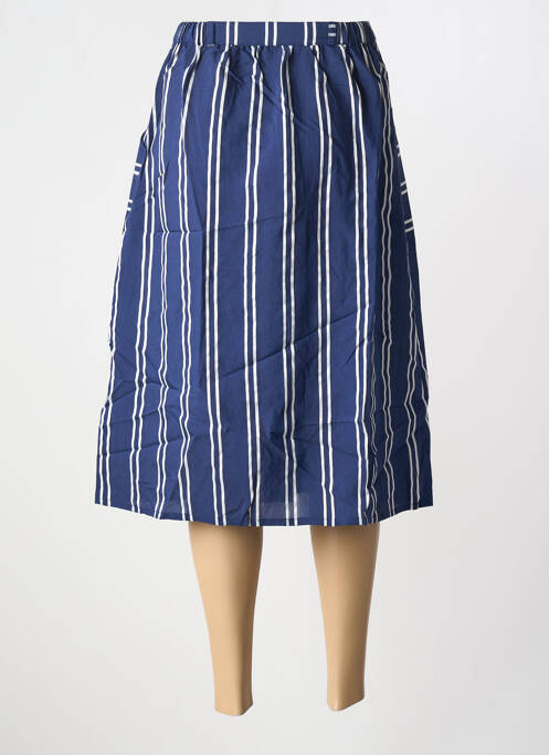 Jupe mi-longue bleu MINIMUM pour femme
