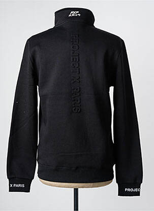 Sweat-shirt manches longues manches longues noir PROJECT X PARIS homme