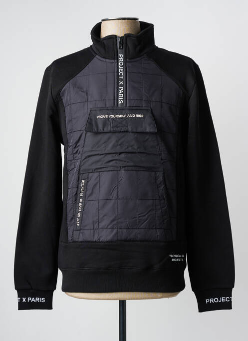 Sweat-shirt noir PROJECT X PARIS pour homme