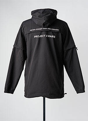 Coupe-vent poches a capuche noir PROJECT X PARIS homme