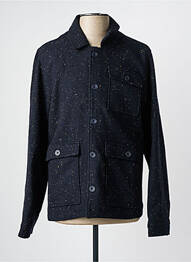 Manteau court coupe droite sans capuche bleu CASUAL FRIDAY homme