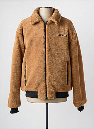 Doudoune manches longues sans capuche marron PROJECT X PARIS homme