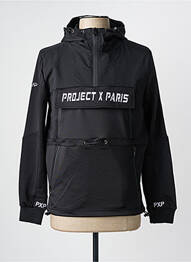 Sweat-shirt à capuche poches manches longues noir PROJECT X PARIS homme