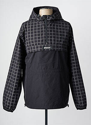 Coupe-vent poches a capuche noir NICCE homme
