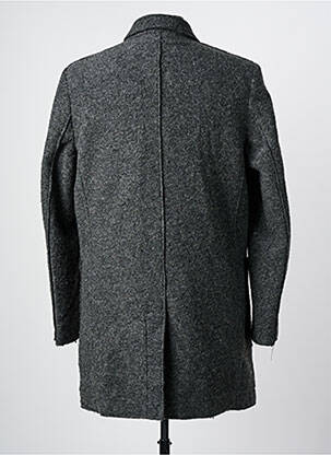Manteau long manches longues sans capuche gris MINIMUM homme
