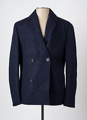Manteau court fermeture boutonnée sur le devant sans capuche bleu MINIMUM homme