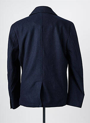 Manteau court fermeture boutonnée sur le devant sans capuche bleu MINIMUM homme