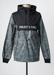 Parka noir PROJECT X PARIS pour homme seconde vue