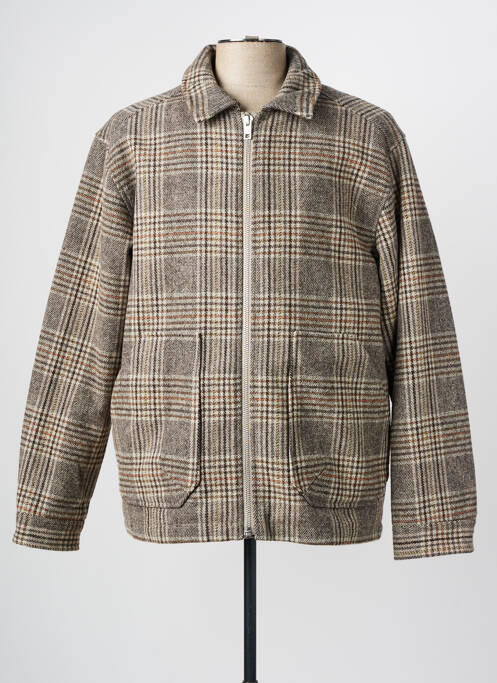 Manteau court marron MINIMUM pour homme